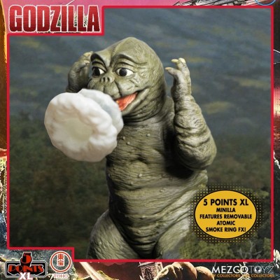 GODZILLA S.2 5 POINTS XL SET ACTION FIGURE MEZCO TOYS