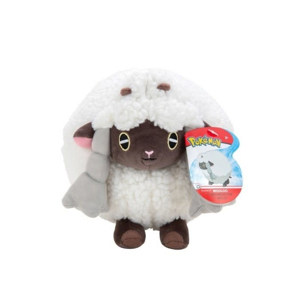 POKEMON - PUPAZZO PELUCHE WOOLOO 20CM FIGURE JAZWARES