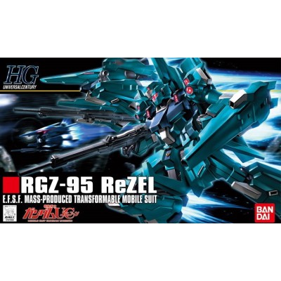 BANDAI HIGH GRADE HGUC GUNDAM RGZ-95 REZEL 1/144 MODEL KIT