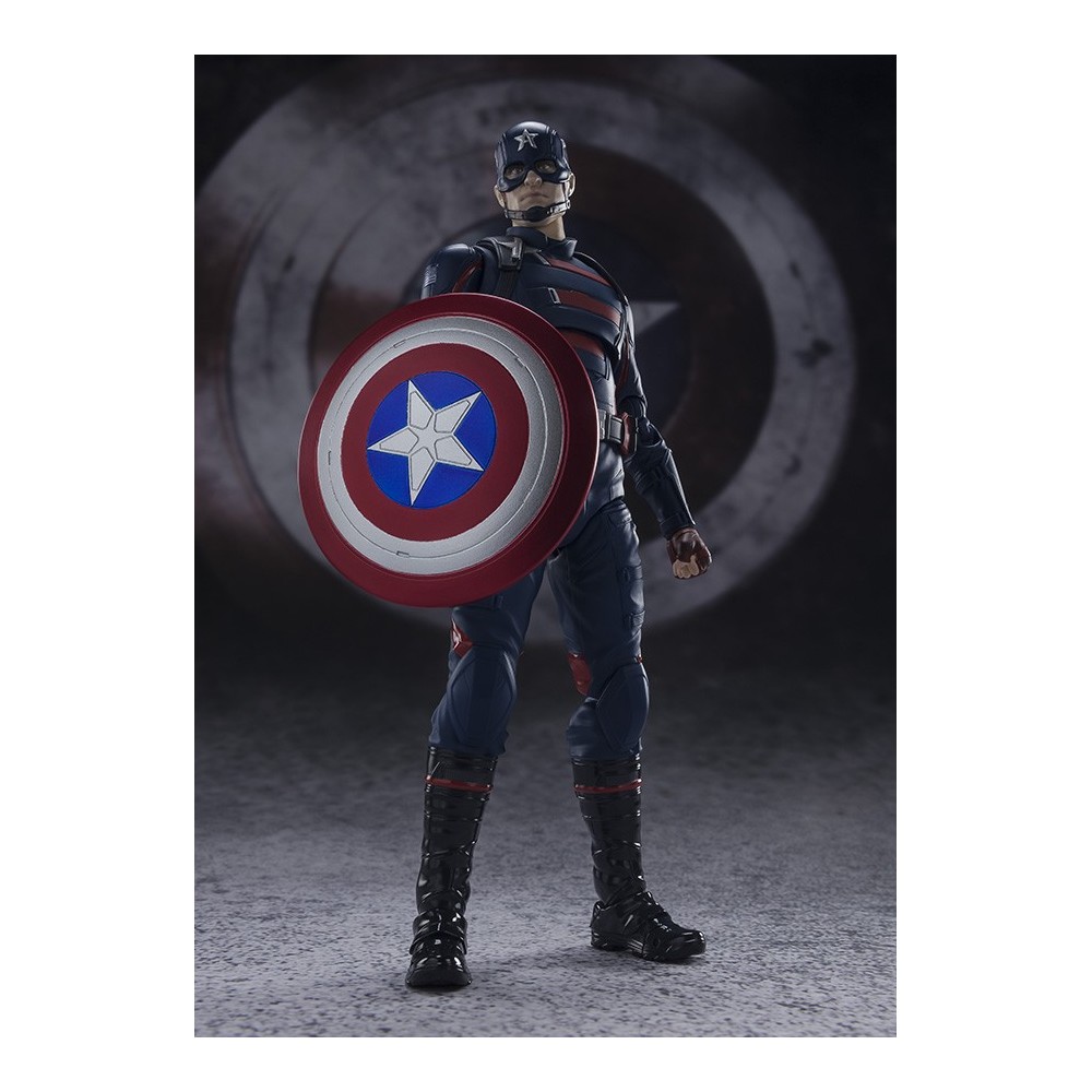 BANDAI THE FALCON AND THE WINTER SOLDIER CAPTAIN AMERICA S.H. FIGUARTS ACTION FIGURE