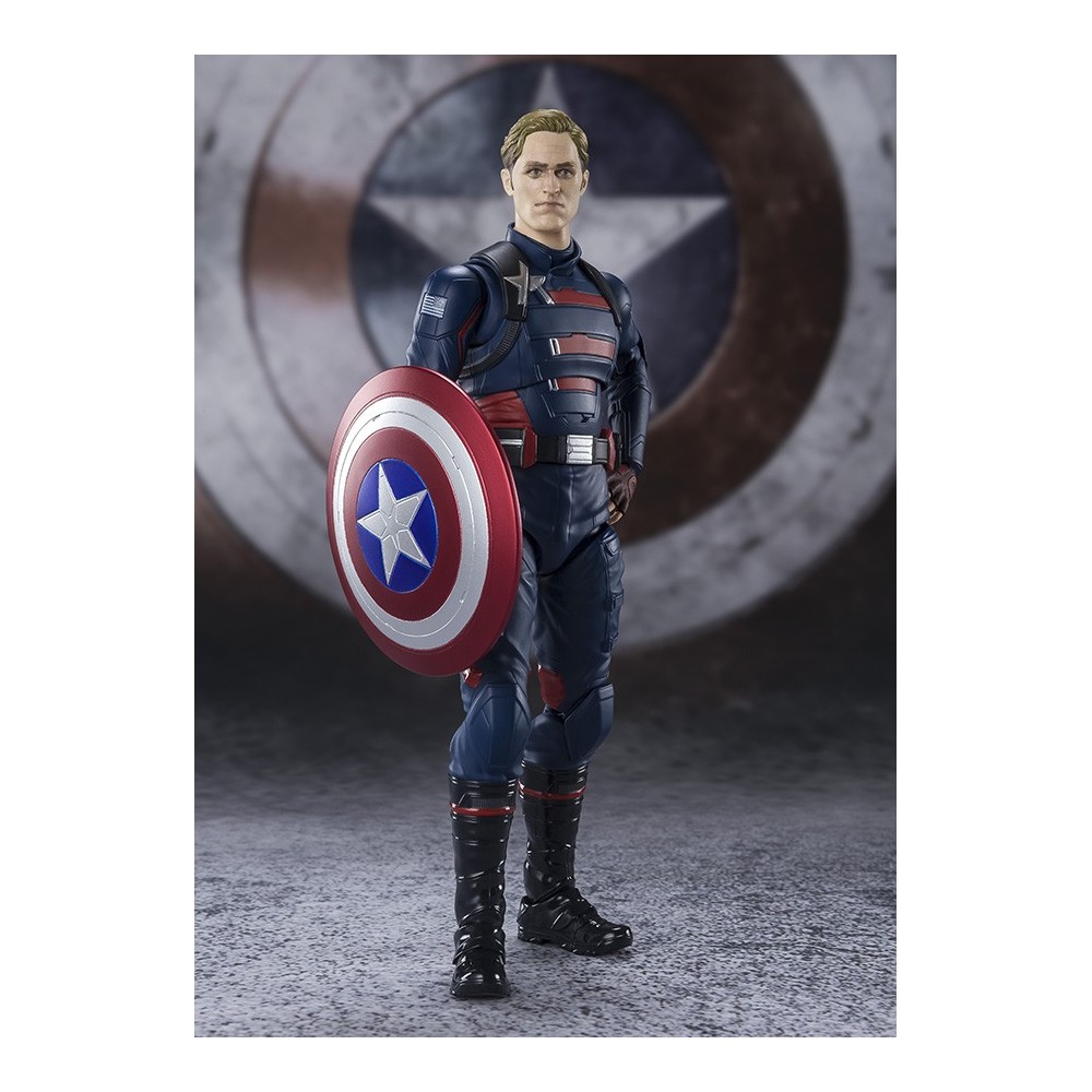 BANDAI THE FALCON AND THE WINTER SOLDIER CAPTAIN AMERICA S.H. FIGUARTS ACTION FIGURE