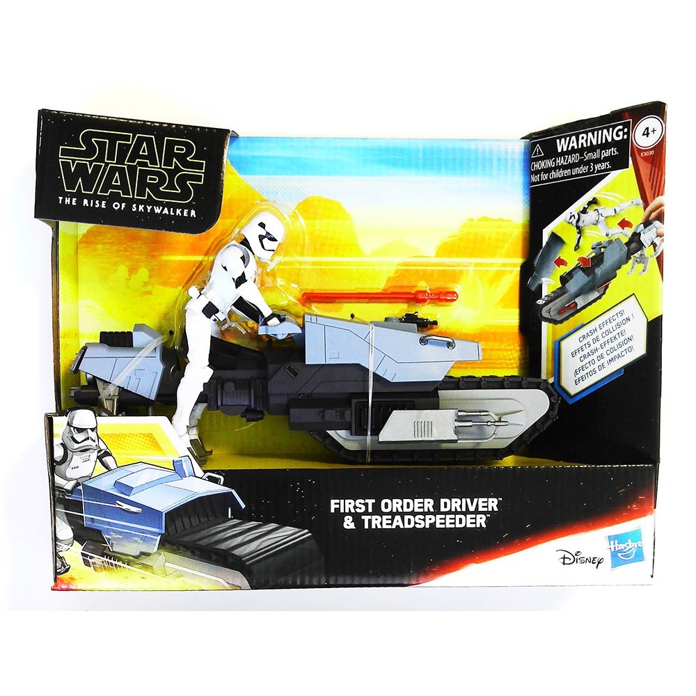 HASBRO STAR WARS FIRST ORDER DRIVER AND TREADSPEEDER ACTION FIGURE
