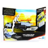 HASBRO STAR WARS FIRST ORDER DRIVER AND TREADSPEEDER ACTION FIGURE