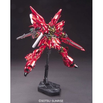 BANDAI HIGH GRADE HGUC GUNDAM MSN-06S SINANJU TITANIUM FINISH VER 1/144 MODEL KIT