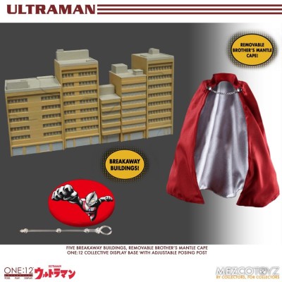 ULTRAMAN ONE:12 COLLECTIVE ACTION FIGURE MEZCO TOYS