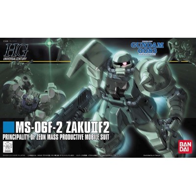 BANDAI HIGH GRADE HGUC MS-06F-2 ZAKU II F2 ZEON 1/144 MODEL KIT