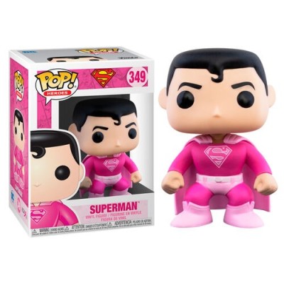 FUNKO FUNKO POP! SUPERMAN BREAST CANCER AWARENESS BOBBLE HEAD FIGURE