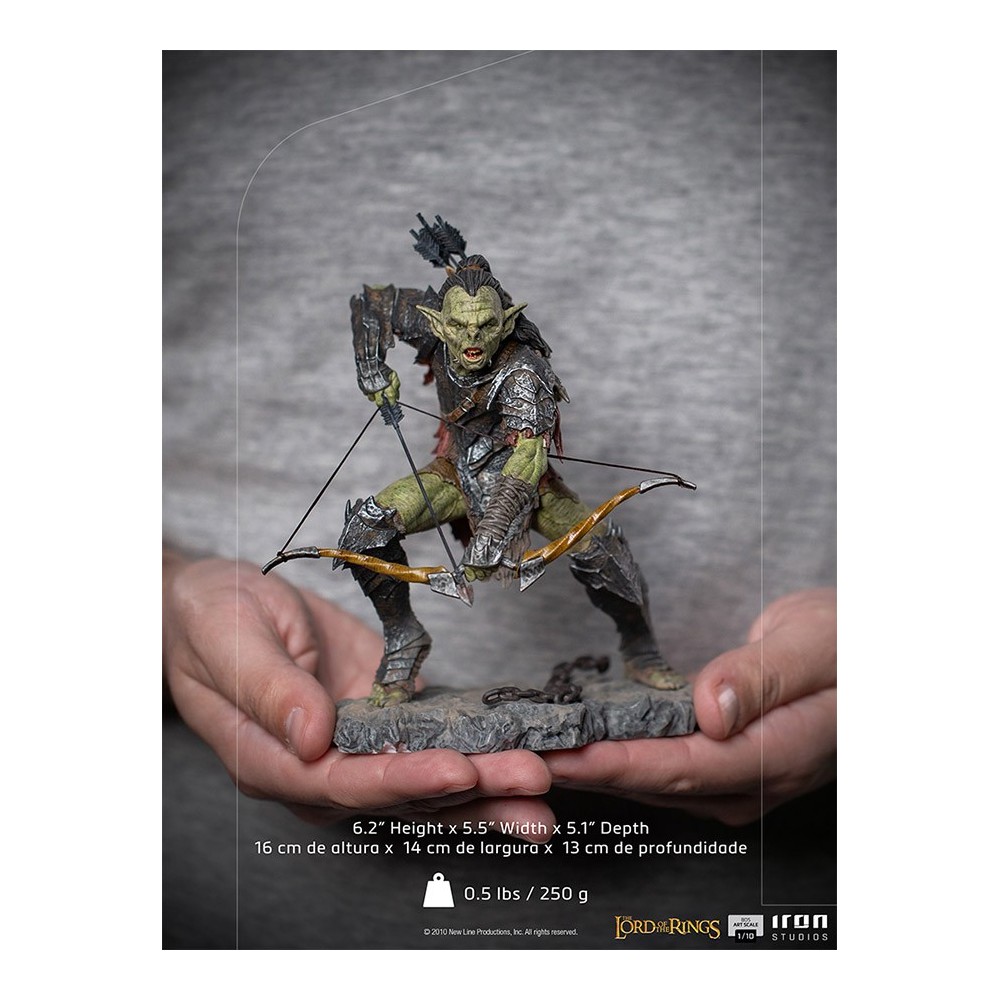 IRON STUDIOS LORD OF THE RINGS ARCHER ORC ART SCALE 1/10 STATUE FIGURE