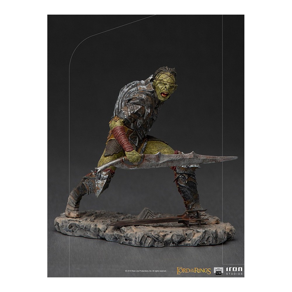 IRON STUDIOS LORD OF THE RINGS SWORDSMAN ORC ART SCALE 1/10 STATUE FIGURE