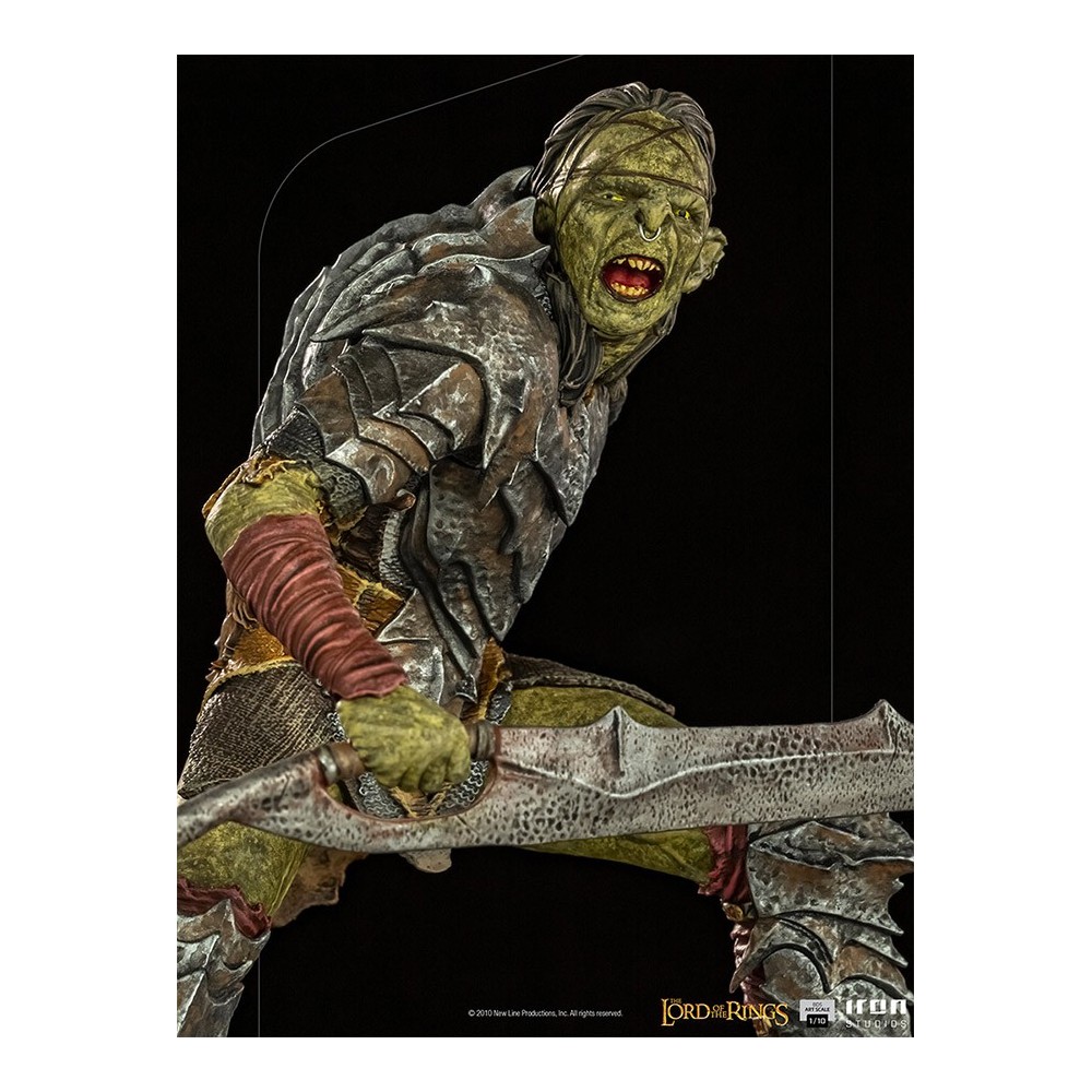 IRON STUDIOS LORD OF THE RINGS SWORDSMAN ORC ART SCALE 1/10 STATUE FIGURE