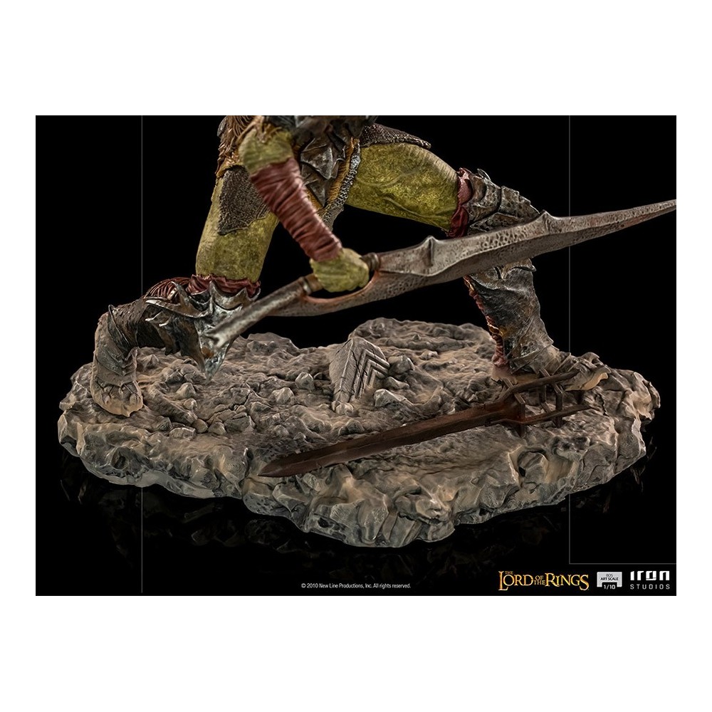 IRON STUDIOS LORD OF THE RINGS SWORDSMAN ORC ART SCALE 1/10 STATUE FIGURE