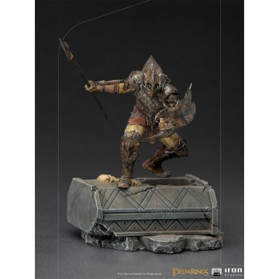 LORD OF THE RINGS ARMORED ORC ART SCALE 1/10 STATUA FIGURE IRON STUDIOS