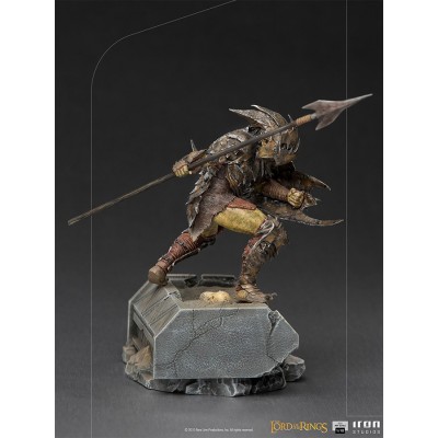 LORD OF THE RINGS ARMORED ORC ART SCALE 1/10 STATUA FIGURE IRON STUDIOS