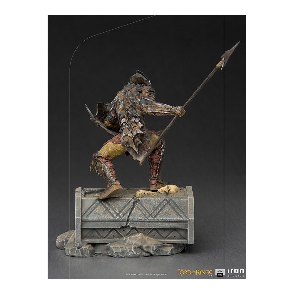 IRON STUDIOS LORD OF THE RINGS ARMORED ORC ART SCALE 1/10 STATUE FIGURE