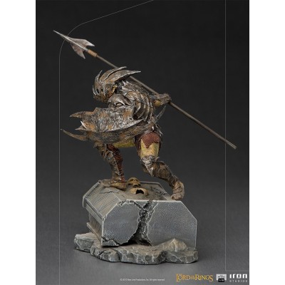 IRON STUDIOS LORD OF THE RINGS ARMORED ORC ART SCALE 1/10 STATUE FIGURE
