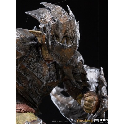 IRON STUDIOS LORD OF THE RINGS ARMORED ORC ART SCALE 1/10 STATUE FIGURE
