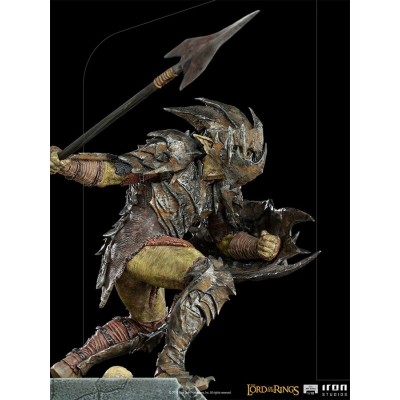 IRON STUDIOS LORD OF THE RINGS ARMORED ORC ART SCALE 1/10 STATUE FIGURE