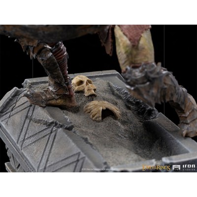 LORD OF THE RINGS ARMORED ORC ART SCALE 1/10 STATUA FIGURE IRON STUDIOS