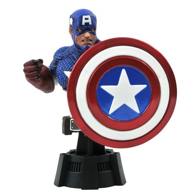 DIAMOND SELECT MARVEL COMICS CAPTAIN AMERICA BUST STATUE RESIN FIGURE