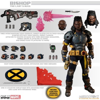 X-MEN BISHOP (ALFIERE) ONE:12 COLLECTIVE ACTION FIGURE MEZCO TOYS