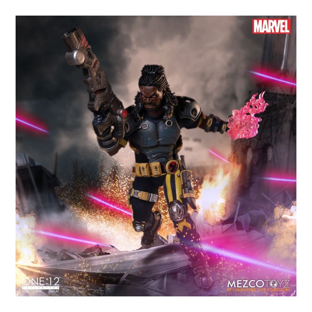 X-MEN BISHOP (ALFIERE) ONE:12 COLLECTIVE ACTION FIGURE MEZCO TOYS