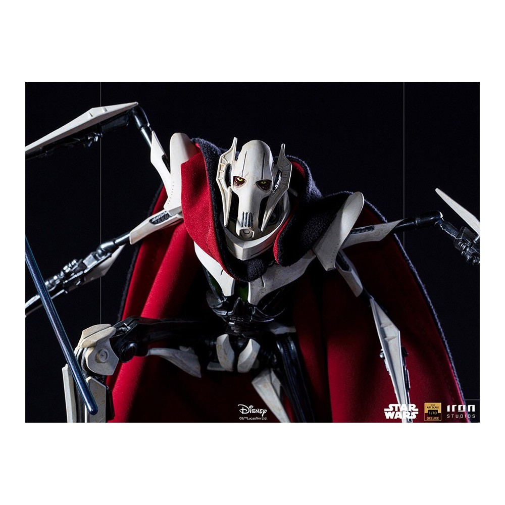 STAR WARS GENERAL GRIEVOUS ART SCALE DELUXE 1/10 STATUA FIGURE IRON STUDIOS