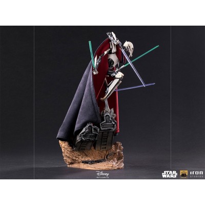 STAR WARS GENERAL GRIEVOUS ART SCALE DELUXE 1/10 STATUA FIGURE IRON STUDIOS