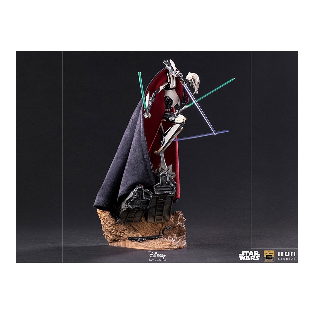 IRON STUDIOS STAR WARS GENERAL GRIEVOUS ART SCALE DELUXE 1/10 STATUE FIGURE