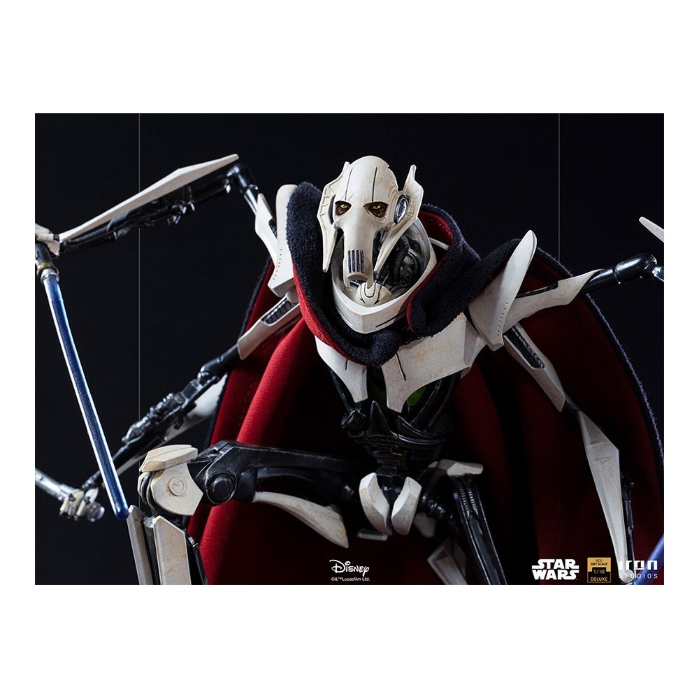 STAR WARS GENERAL GRIEVOUS ART SCALE DELUXE 1/10 STATUA FIGURE IRON STUDIOS