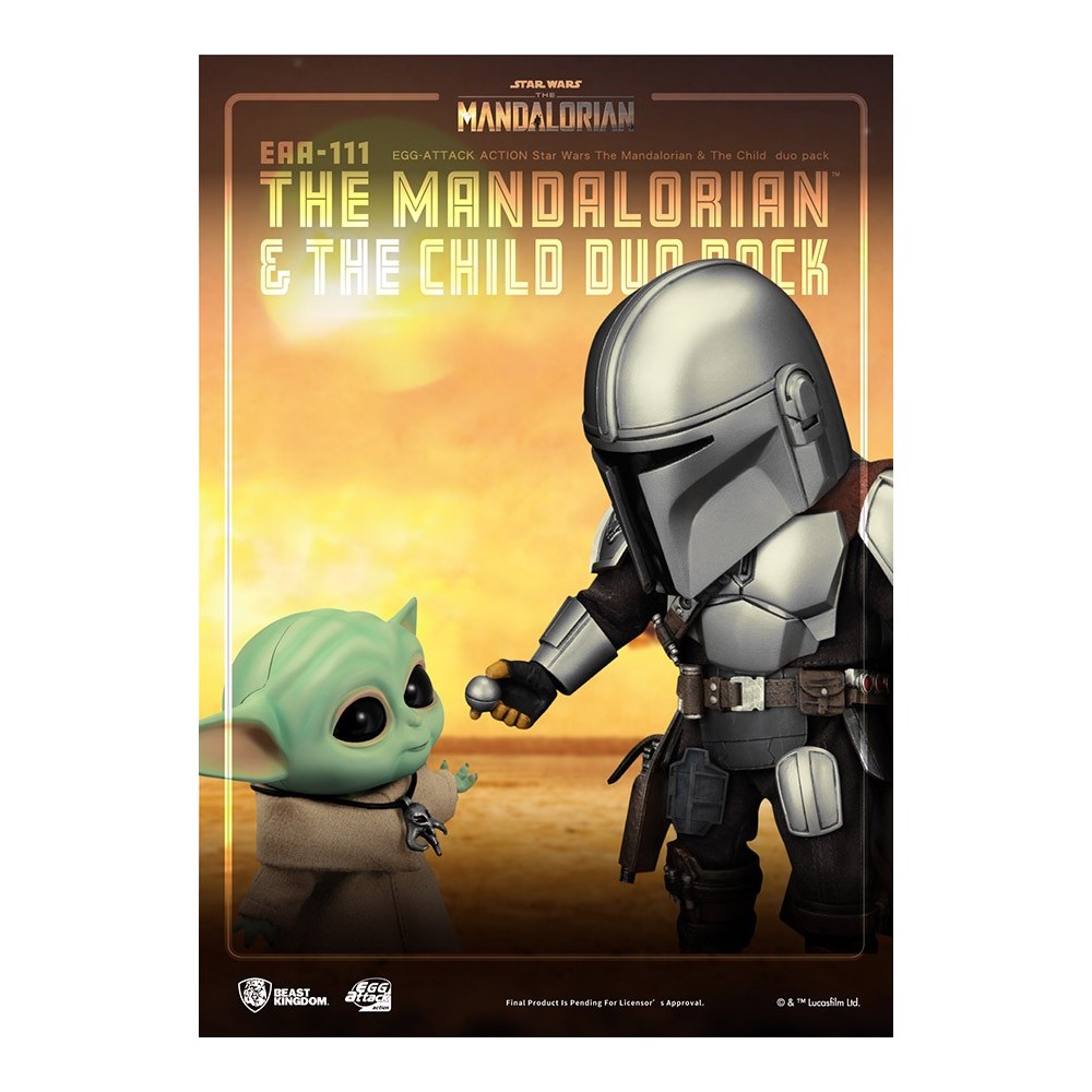 THE MANDALORIAN AND THE CHILD EGG ATTACK ACTION FIGURE BEAST KINGDOM