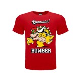 MAGLIA T SHIRT NINTENDO SUPER MARIO BOWSER RUGGITO