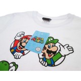 MAGLIA T SHIRT NINTENDO SUPER MARIO E LUIGI