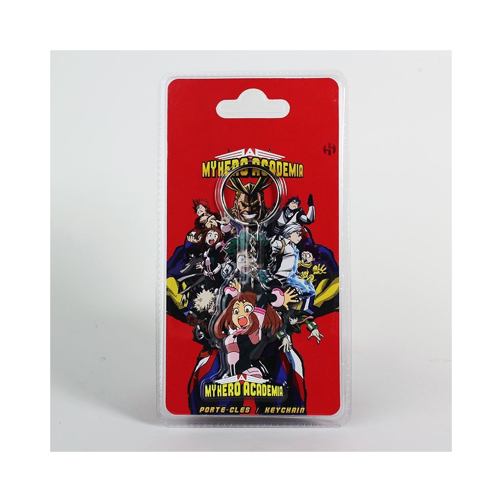 MY HERO ACADEMIA OCHACO URARAKA RUBBER KEYCHAIN PORTACHIAVI IN GOMMA SEMIC