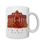 AS ROMA LOGO FONTANA DI TREVI MUG TAZZA CERAMICA