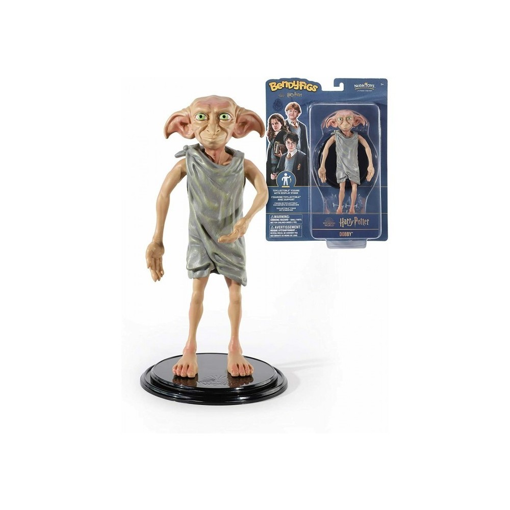 NOBLE COLLECTIONS HARRY POTTER DOBBY BENDYFIGS ACTION FIGURE