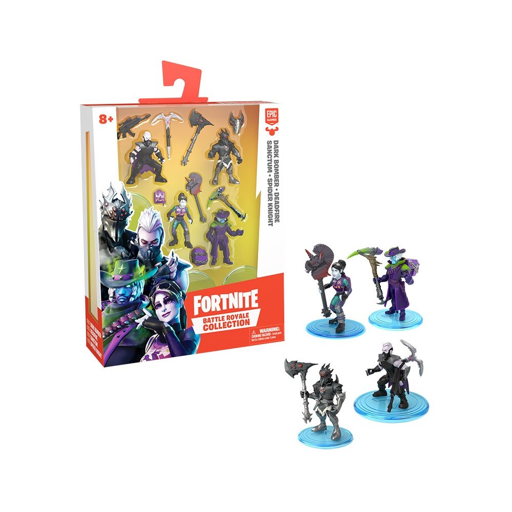GIOCHI PREZIOSI FORTNITE SERIES 3 SET 4 ACTION FIGURES