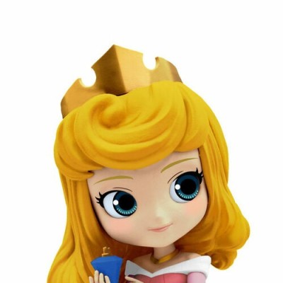 DISNEY LA BELLA ADDORMENTATA QPOSKET - PRINCIPESSA AURORA MINI FIGURE BANPRESTO