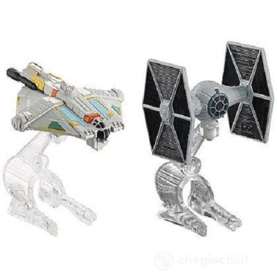 MATTEL STAR WARS - TIE FIGHTER VS GHOST HOT WHEELS FIGURE