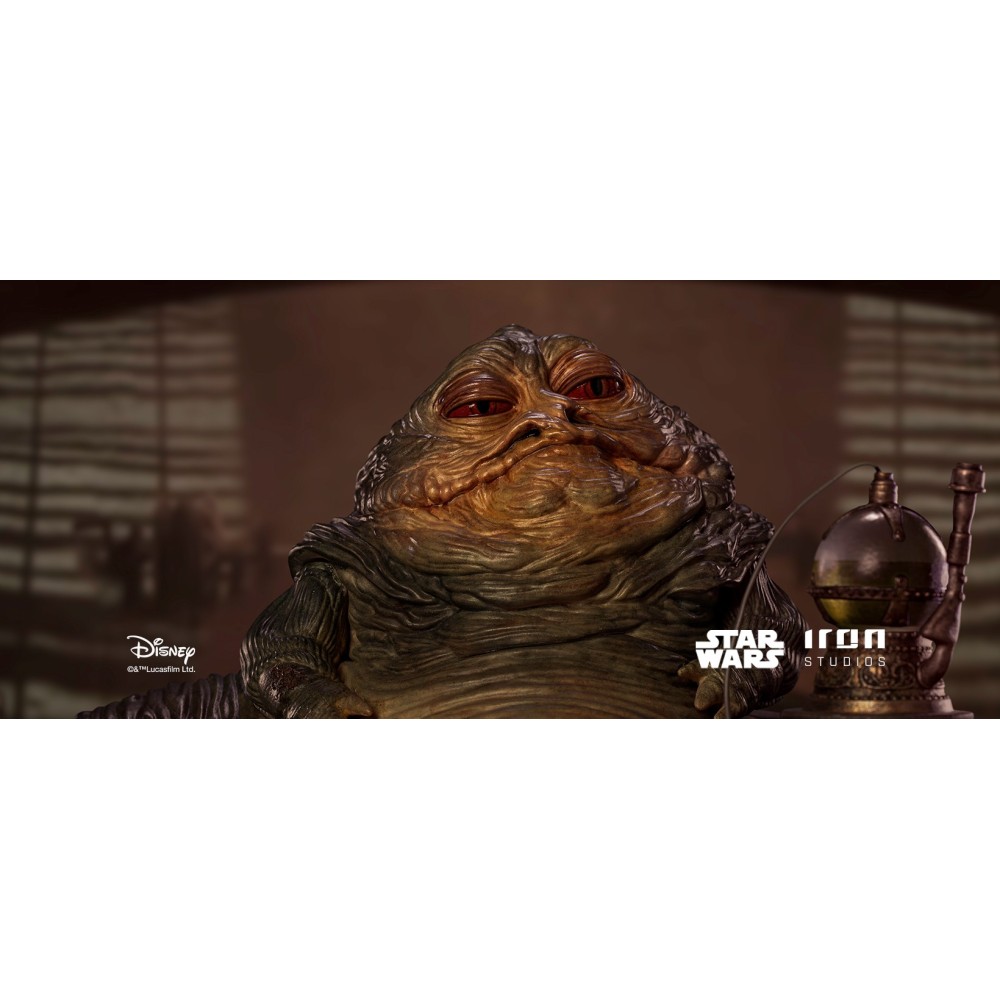 IRON STUDIOS STAR WARS JABBA THE HUTT ART SCALE DELUXE 1/10 STATUE FIGURE