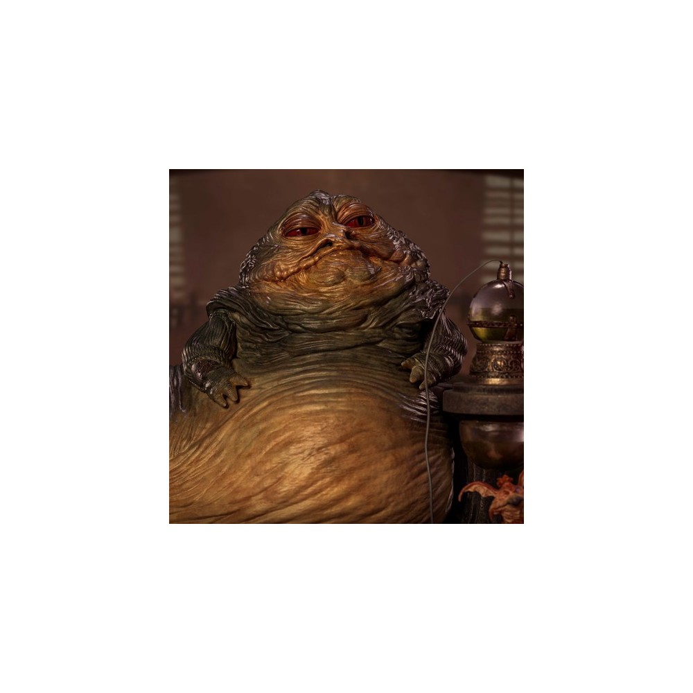 IRON STUDIOS STAR WARS JABBA THE HUTT ART SCALE DELUXE 1/10 STATUE FIGURE