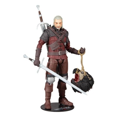 THE WITCHER 3 WILD HUNT GERALT OF RIVIA WOLF ARMOR 18CM ACTION FIGURE MC FARLANE