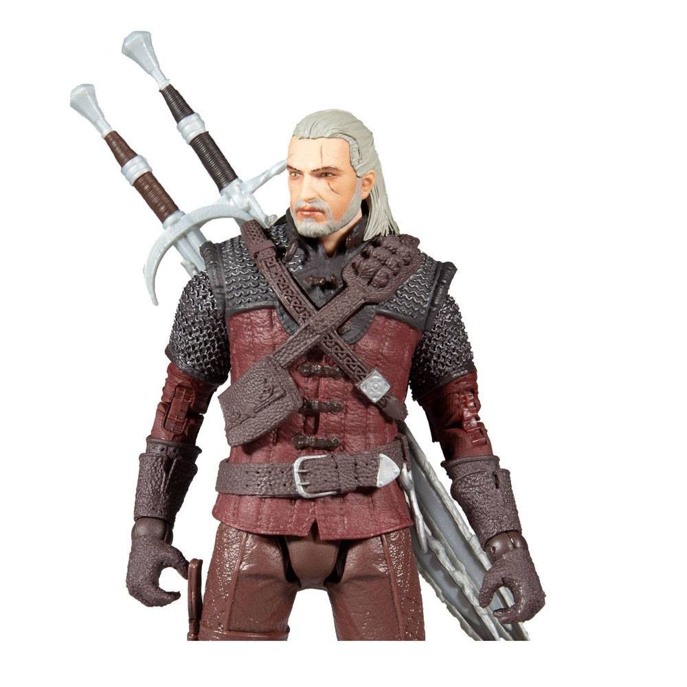 THE WITCHER 3 WILD HUNT GERALT OF RIVIA WOLF ARMOR 18CM ACTION FIGURE MC FARLANE