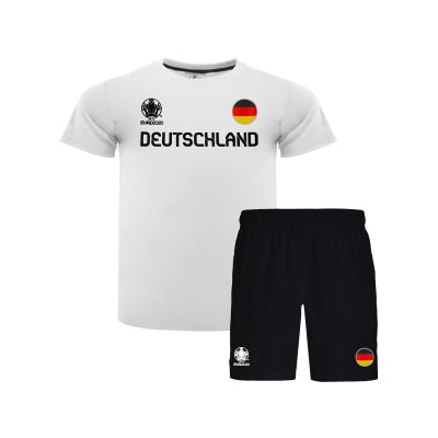 OFFICIAL SOCCER SHIRT AND SHORTS SET EURO 2020 DEUTSCHLAND