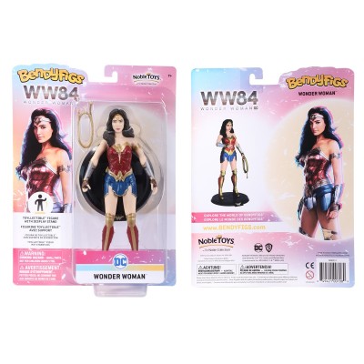 NOBLE COLLECTIONS WW84 WONDER WOMAN BENDYFIGS ACTION FIGURE