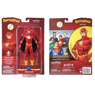 NOBLE COLLECTIONS DC COMICS THE FLASH BENDYFIGS ACTION FIGURE