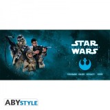 STAR WARS CHEWIE REY FINN MUG TAZZA IN CERAMICA ABYSTYLE