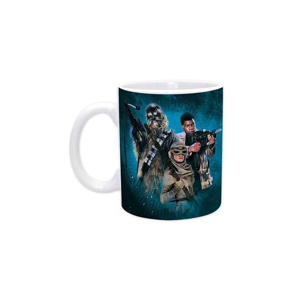 STAR WARS CHEWIE REY FINN MUG TAZZA IN CERAMICA ABYSTYLE