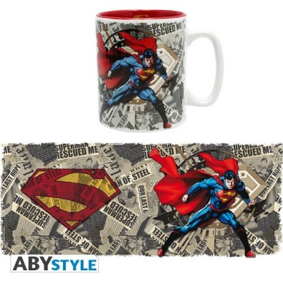 DC COMICS SUPERMAN MUG TAZZA GRANDE IN CERAMICA ABYSTYLE