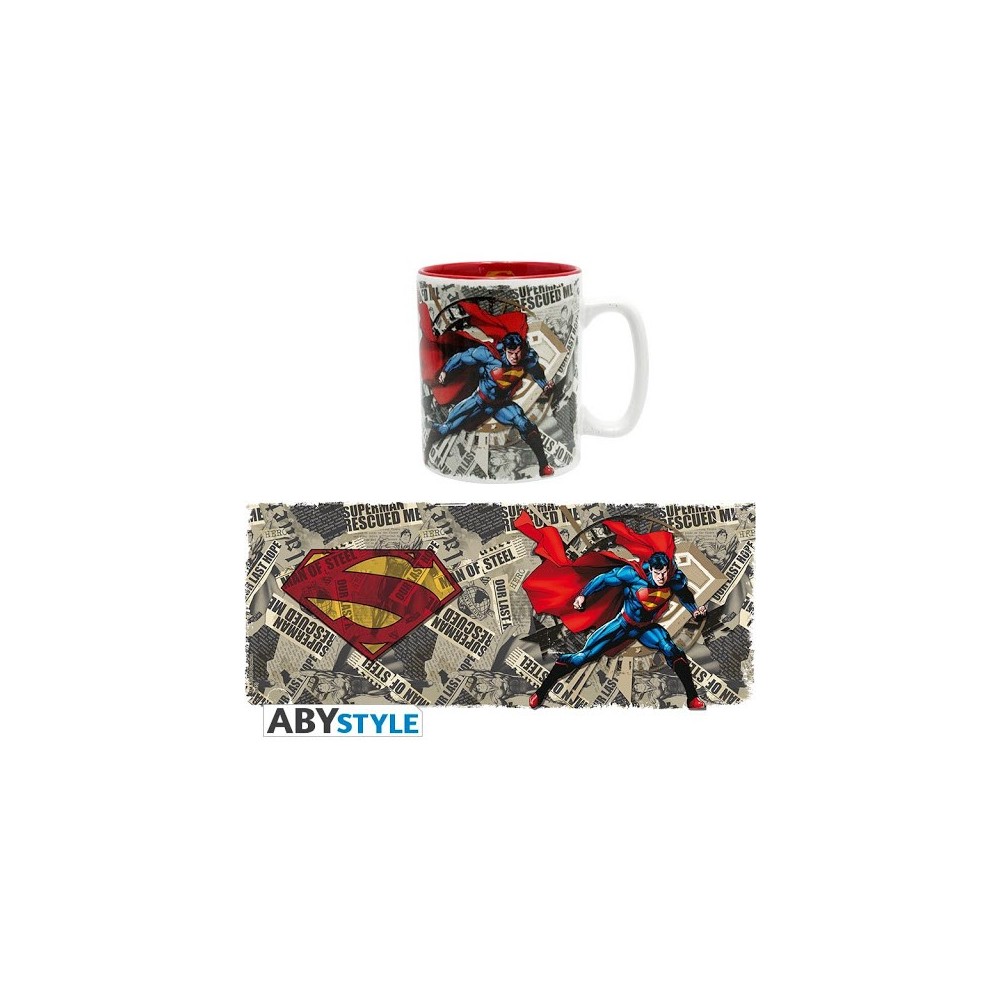 DC COMICS SUPERMAN MUG TAZZA GRANDE IN CERAMICA ABYSTYLE