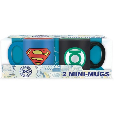 ABYSTYLE DC COMICS SUPERMAN AND GREEN LANTERN MINI MUG CERAMIC